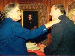 Spotkanie z prof. Jerzym Pietrkiewiczem z Londynu w Szafarni   22 X 1994 r.